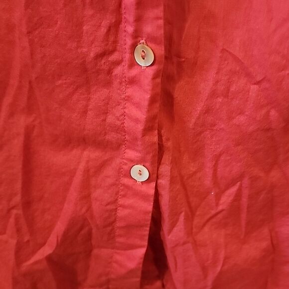 Bright Pink Button-Up Shirt natural life - Picture 3 of 4